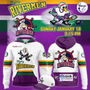 Peoria Rivermen Mighty Ducks Night 2026 New Hoodie