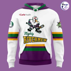 Peoria Rivermen Mighty Ducks Night 2026 New Hoodie 2