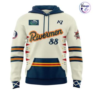 Peoria Rivermen NHL Winter Classic Jersey Night Hoodie 2
