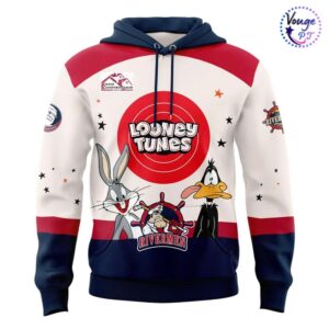 Peoria Rivermen x Looney Tunes Hockey 2026 New Hoodie 2