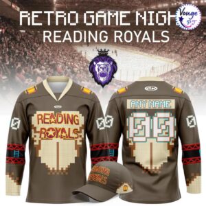Reading Royals Hockey 2026 Retro Game Night Hockey Jersey