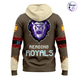 Reading Royals Hockey 2026 Retro Game Night Hoodie 3