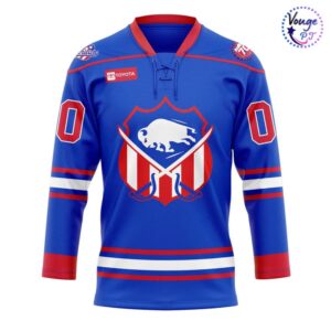 Rochester Americans Hockey 1980s Throwback Night Hockey Jersey 2