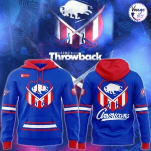 Rochester Americans Hockey 1980’s Throwback Night Hoodie