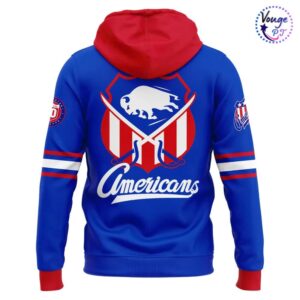Rochester Americans Hockey 1980s Throwback Night Hoodie 3