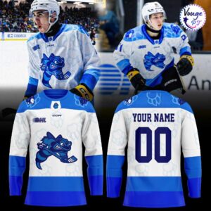 Sarnia Sting Lions Night At The Hive Uniform Hockey Jersey