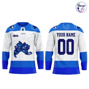 Sarnia Sting Lions Night At The Hive Uniform Hockey Jersey 2