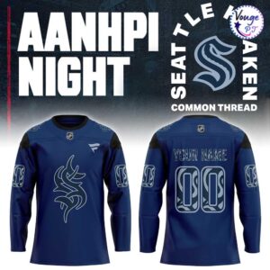 Seattle Kraken Hockey AANHPI Night Hockey Jersey