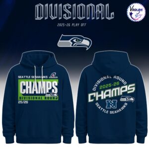 Seattle Seahawks Divisional 2025-26 Playoffs NFL Hoodie
