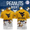 West Virginia Mountaineers 75th Anniversary of Peanuts 2025 T-shirt