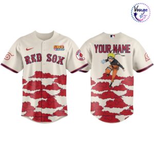 Boston Red Sox NARUTO NIGHT Limited Edition Baseball Jersey 5