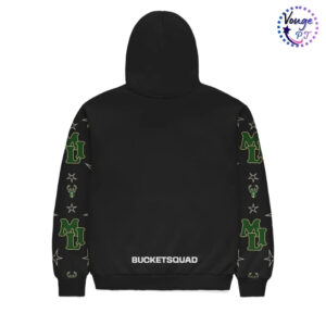 Bucketsquad x NBA Milwaukee Bucks Arena Youth Hoodie 2