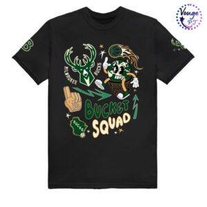 Bucketsquad x NBA Milwaukee Bucks Rally Youth Tee