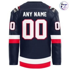 Charlotte Checkers Hockey 2026 USA Night Hockey Jersey 3