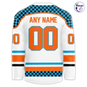 Charlotte Checkers Hockey Throwback 90s Limited Jersey 3