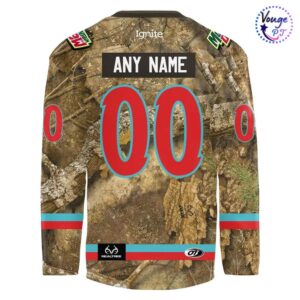 Columbus River Dragons Hockey 2026 Outdoors Night Hockey Jersey 3