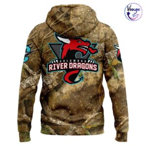 Columbus River Dragons Hockey 2026 Outdoors Night Hoodie 3