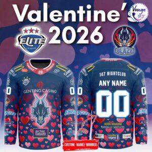 Coventry Blaze 2026 Valentine’s Day Hockey Jersey
