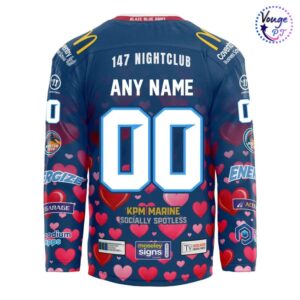 Coventry Blaze 2026 Valentines Day Hockey Jersey 3