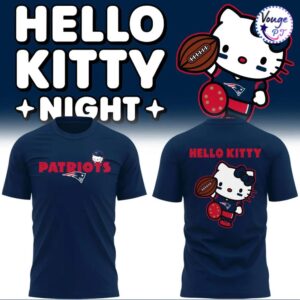 England Patriots x Hello Kitty 2026 New T Shirt 1