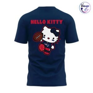 England Patriots x Hello Kitty 2026 New T Shirt 3