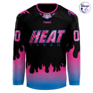 Fargo Force 2026 HEAT New Hockey Jersey 2