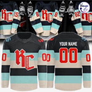 Kansas City Mavericks Hockey 2026 New Hockey Jersey