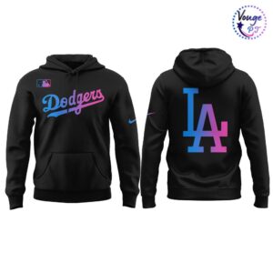 Los Angeles Dodgers Cyberpunk Warm Up Limited Edition Hoodie 2