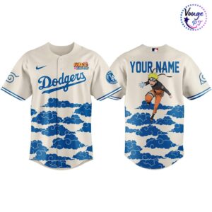 Los Angeles Dodgers NARUTO NIGHT Limited Edition Baseball Jersey 2