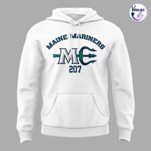 Maine Mariners 207 Game Limited Edition White Hoodie 2