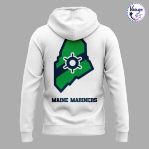 Maine Mariners 207 Game Limited Edition White Hoodie 3