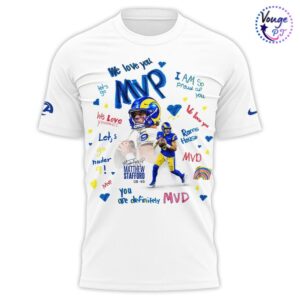 Matthew Stafford Los Angeles Rams 2025 NFL MVP T Shirt 2