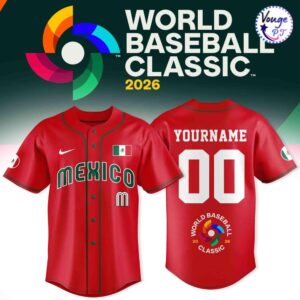 Mexico Baseball 2026 World Baseball Classic Edition Jersey 3