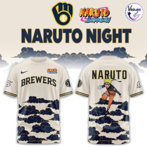 Milwaukee Brewers NARUTO NIGHT Limited Edition T-Shirt