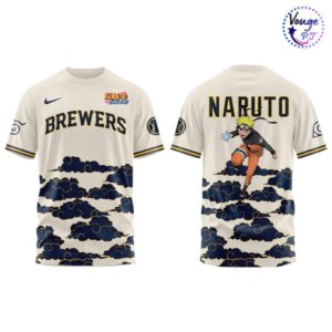 Milwaukee Brewers NARUTO NIGHT Limited Edition T Shirt 2