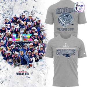 New England Patriots Super Bowl 2026 T Shirt 1