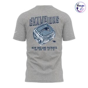 New England Patriots Super Bowl 2026 T Shirt 3