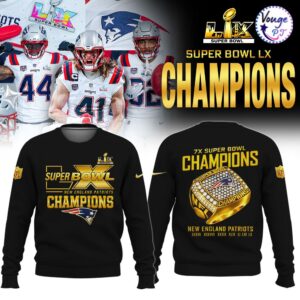 New England Patriots Super Bowl LX Champions Limited Sweatshirt