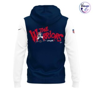 New England Patriots Warriors Come Out to Play Hoodie 3
