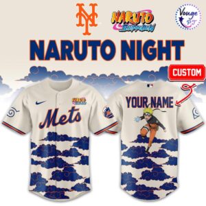 New York Mets NARUTO NIGHT Limited Edition Baseball Jersey
