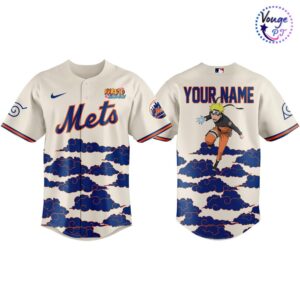 New York Mets NARUTO NIGHT Limited Edition Baseball Jersey 2