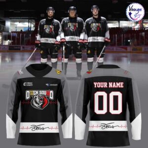 Owen Sound Attack Hockey TDBeAT 2026 Hockey Jersey 1