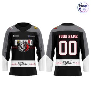 Owen Sound Attack Hockey TDBeAT 2026 Hockey Jersey 2