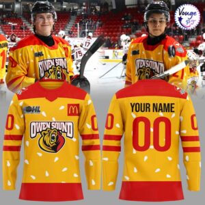 Owen Sound Attack Ronald McDonald House special Hockey Jersey 1