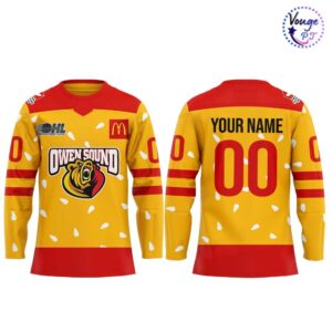 Owen Sound Attack Ronald McDonald House special Hockey Jersey 2
