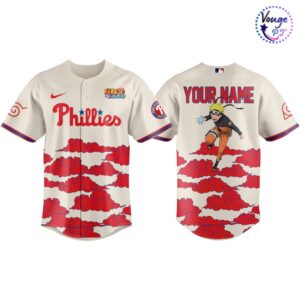Philadelphia Phillies NARUTO NIGHT Limited Edition Baseball Jersey 2