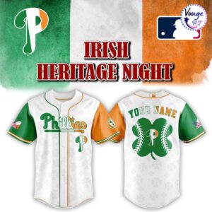 Philadelphia Phillies x Irish Heritage Limited Edition Baseball Jersey