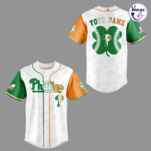 Philadelphia Phillies x Irish Heritage Limited Edition Baseball Jersey 2