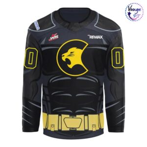 Prince George Cougars Batman 2026 Limited Hockey Jersey 2