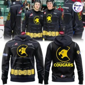 Prince George Cougars Batman 2026 Limited Hoodie 1